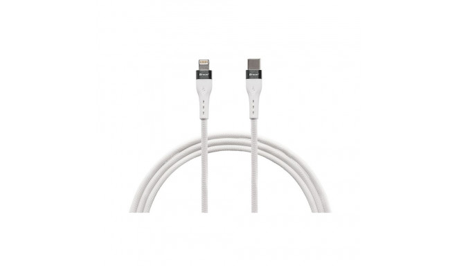 Kaabel Type C - Lightning 1m, valge