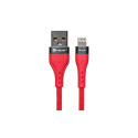 Cable USB A-Lightning 1m Red