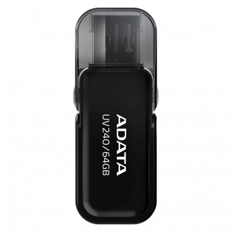 Adata flash drive 64GB USB2, black (AUV240-64G-RBK)