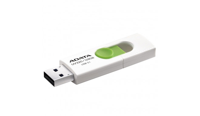 MEMORY DRIVE FLASH USB3 128GB/WHITE AUV320-128G-RWHGN ADATA