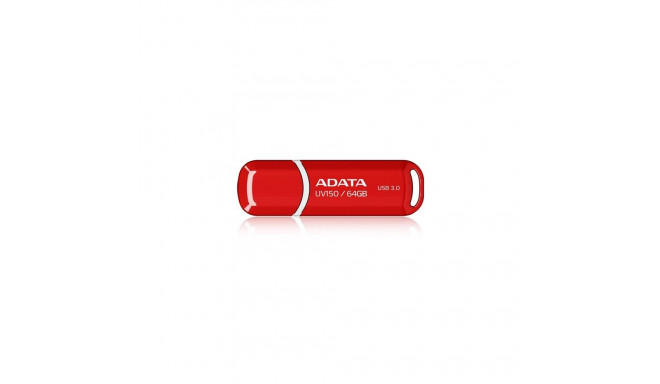 Adata mälupulk 64GB USB 3.1, punane (AUV150-64G-RRD)
