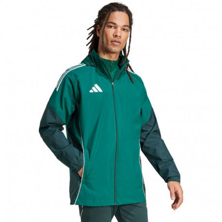 Adidas meeste jope Tiro 25 Competition All-Weather JI8936 2XL, roheline