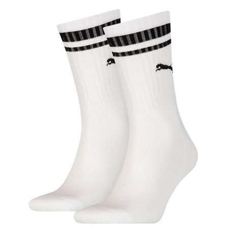 Skarpety Puma Crew Heritage Stripe 2Pack Unisex białe 907944 02 35-38