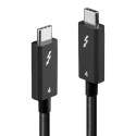 Thunderbolt Cable - LINDY Thunderbolt 4 Cable, 40Gbps, 100W PD, 2 m