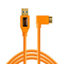 USB Cable - Tether Tools Pro USB 3.0 Micro-B 4.6m High-Visibility Orange