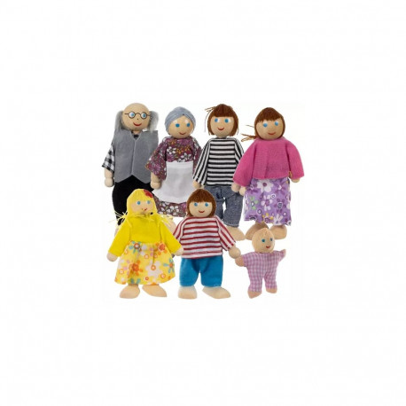 Miniatuursed nukud – 7 tk Kruzzel 19764