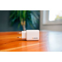 Verbatim Essentials GaN laadija 65W 2xUSB-C/1xUSB-A valge 32353