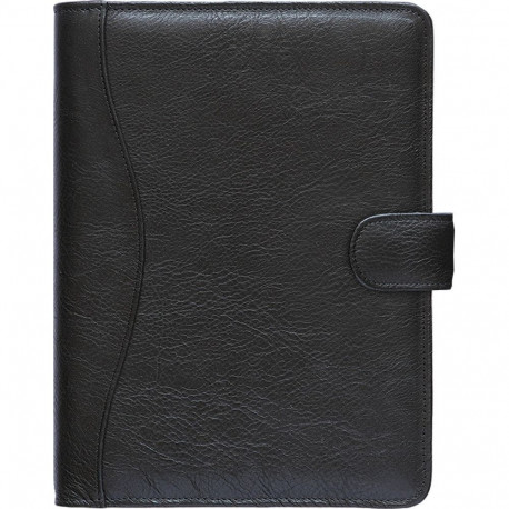 Time-Master kalender Manager A5 (70mm) PÄEV, täisnahk (MUST) 00713/40163