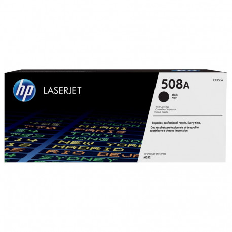 HP tooner CF360A 508A Color LaserJet Enterprise M552dn/M553dn/M553n/M553x/MFP M577, must