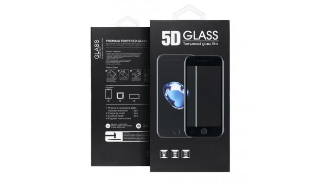 OEM 5D Full Glue Tempered Glass - for Huawei P Smart 2019 black