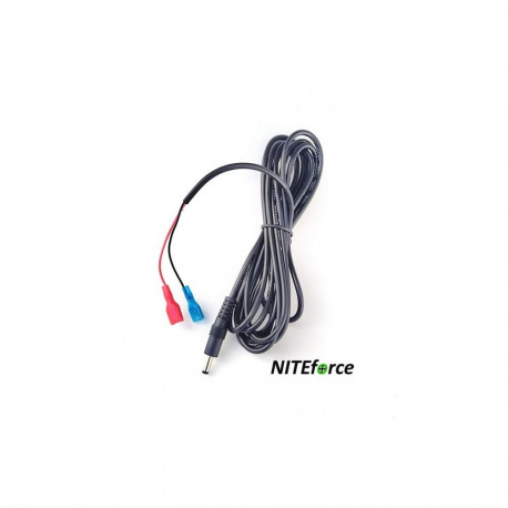 3m Battery cable for 6V/12V external power source NITEforce