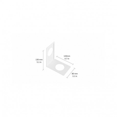 BOOK END 120X130 MM GREY