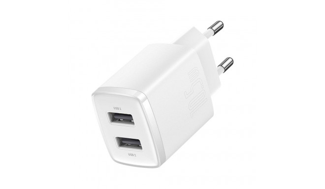 CHARGER BASEUS USB-AX2 10.5W valge