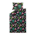 BED COV SET Flamingo SATEEN 140x200CM