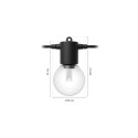 Philips Hue Hue Festavia Globe Outdoor String Lights, 21m Extension | 30 W