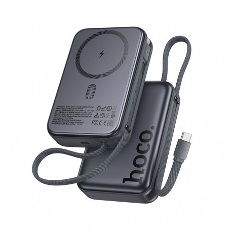 Powerbank Hoco 20000 mAh compatible with MagSafe QC PD 45W Q44A black