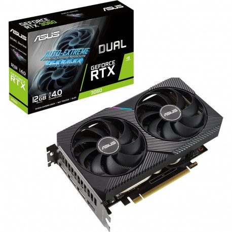GeForce graafikakaart RTX 3060 DUAL OC V2 LHR 3x DisplayPort 1x HDMI 2.1