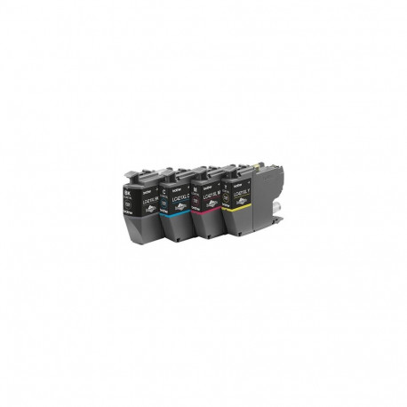 Brother LC-421XLVAL PagePack 4 tk originaal kõrge (XL) tootlikkusega must, tsüaan, magenta, kollane