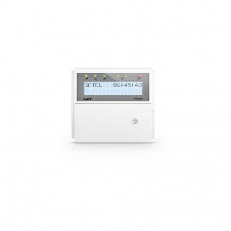 SATEL LCD keypad (white backlight, 125 kHz proximity card reader) INT-KLCDR-W