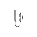 Port Designs 900160 interface hub USB Type-C 5000 Mbit/s Silver