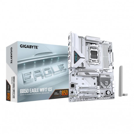 Mainboard|GIGABYTE|AMD B850|SAM5|ATX|Memory DDR5|Memory slots 4|B850EAGLEWF7ICE