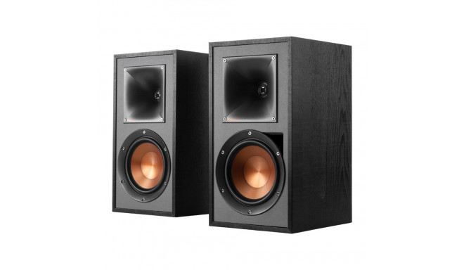 Klipsch Reference R-51PM Powered Bookshelf Speakers, Black, Pair