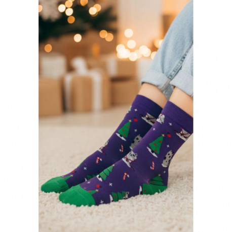 SOKISAHTEL PRETTY lillad kassidega meriinovillased sokid 444, 446