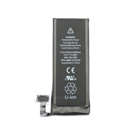 - Battery for iPhone 4S 1430mAh Li-Ion Polymer (Bulk)