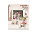 6-osaline beebi kõrinad ja närimislelude komplekt