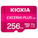 Kioxia Exceria Plus G2 MicroSDXC kaart 256 GB Class 10 UHS-I/U3 A1 V30 (LMPL2M256GG2)