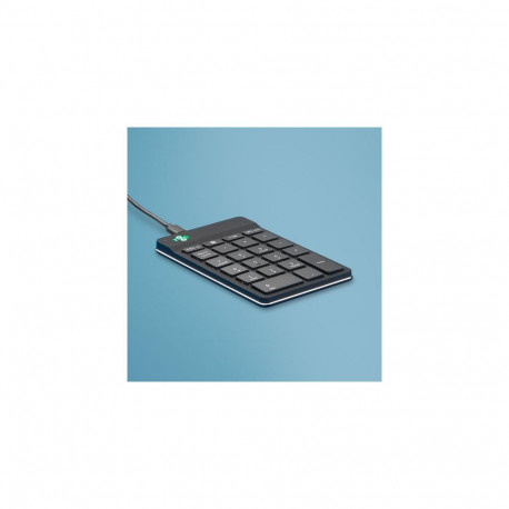 R-Go Tools Numeric keypad R-Go Numpad Break, ergonomic numeric keypad with break software, wired, bl