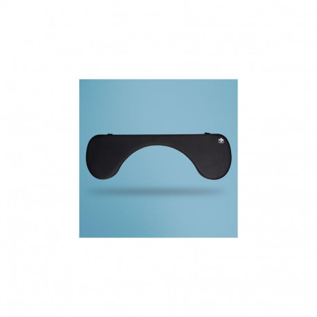 R-Go Tools Armrest R-Go, ergonomic, symmetrical, with abdominal cutout, soft foam, black