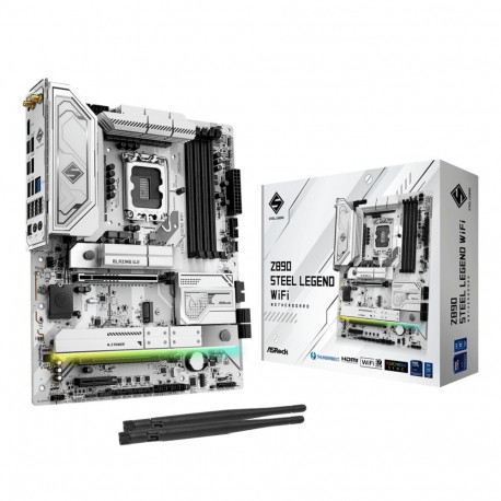 Mainboard|ASROCK|Intel Z890|LGA1851|ATX|Memory DDR5|Memory slots 4|Z890STEELLEGENDWIFI