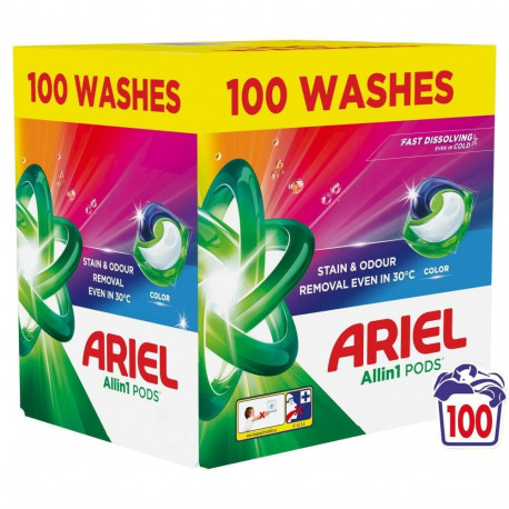 ARIEL COLOR LAUNDRY CAPSULES 100PCS