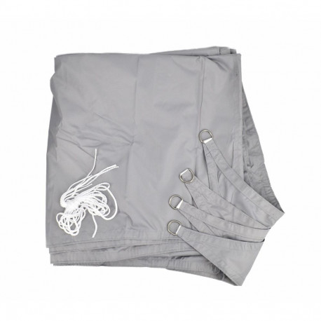 AWTOOLS päikesevari 2*3m hall ristkülik