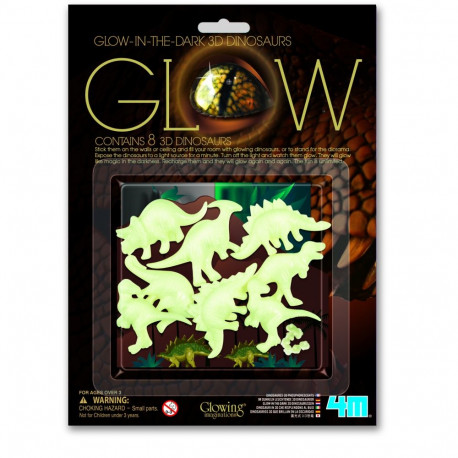 4M stickers set Glow-in-the-dark dinosaur