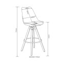 Bar stool DIMA white
