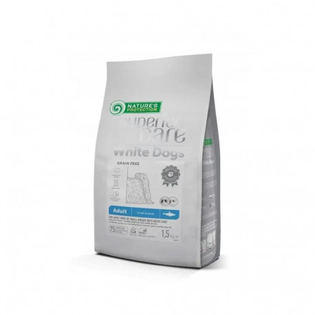Nature's Protection Superior Care White dog väikestele tõugudele heeringas kuiv koeratoit 1,5kg