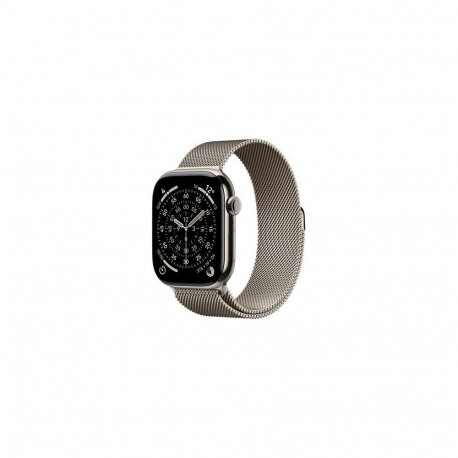 Apple Watch Series 11 GPS + Cellular 46mm Natural Titanium Case with Natural Milanese Loop - M/L