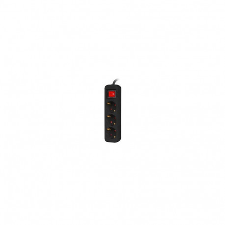 Lanberg PS1-03F-0150-BK power extension 1.5 m 3 AC outlet(s) Indoor Black