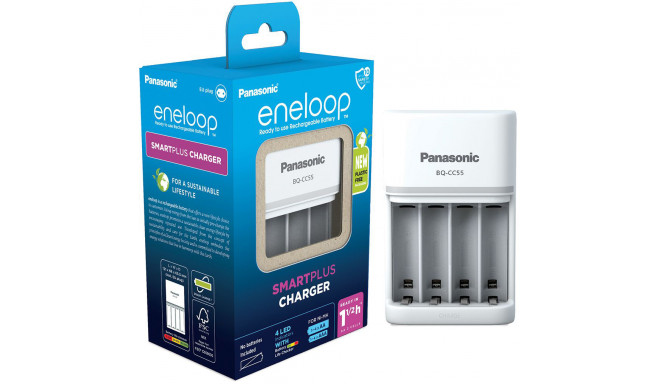 Panasonic eneloop laadija BQ-CC55E (avatud pakend)