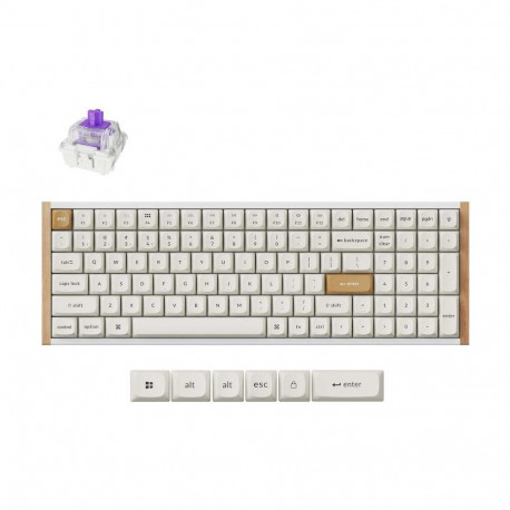 KEYBOARD WRL K4 HE SPECIAL ED/WHITE K4H-Q1 KEYCHRON