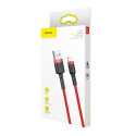 Baseus cable Cafule USB - Lightning 2,0 m 1,5A red-red