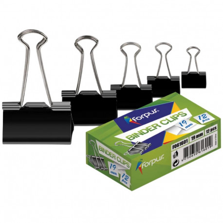 Binder clip 25mm 12pcs