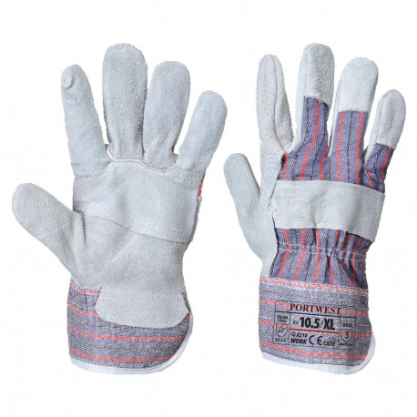 Töökindad A210 nahast hall XL/10