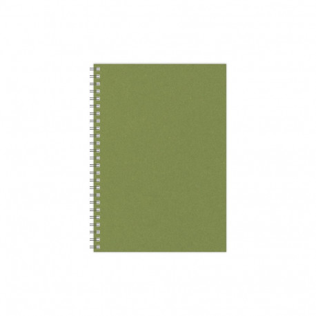 Märkmik A5 Kartong 155x210mm, ruut, heleroheline, spiraalköide, kartongist kaaned, Timer