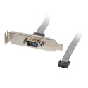 SLOT BRACKET 1X DB9(COM) 40CM LOW-PROFILE LANBERG