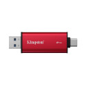 Kingston Dual Portable Solid-State Drive, USB Type-A and Type-C | 2000 GB | Solid-state drive interf