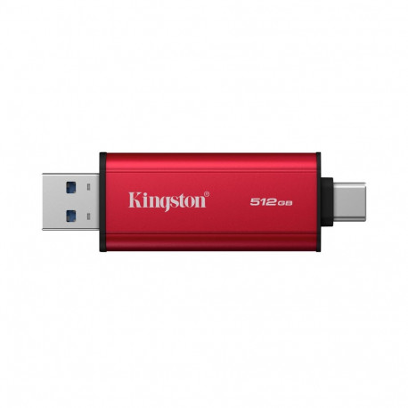 Kingston kahepoolne kaasaskantav pooljuhtketas, USB Type-A ja Type-C, 512 GB, pooljuhtketta liides U