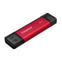 Kingston Dual Portable Solid-State Drive, USB Type-A and Type-C | 2000 GB | Solid-state drive interf